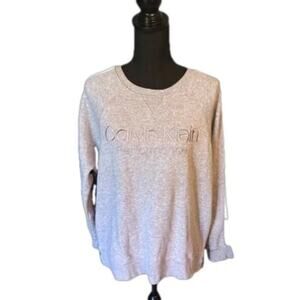 Calvin Klein Performance Grey Sweatshirt – Activewear Comfort, Size M